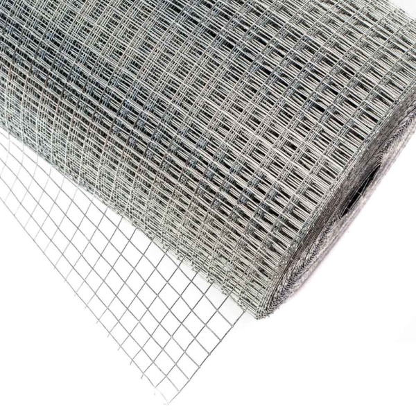 EDILPLUS hegesztett, horganyzott acélháló - 13 x 13 mm - 0,8 mm - 1 x 25 m ( rabicháló )